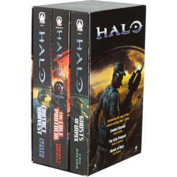 英文原版科幻小说 Halo Boxed Set 光晕系列 科尔协议/奥星的幽灵/丰饶星之战 3册 pdf epub mobi 电子书 下载