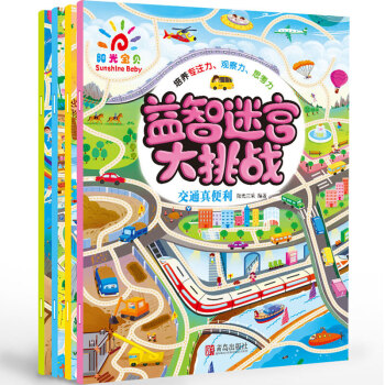 迷宮大挑戰全套4冊 3-6歲兒童繪本培養專注力觀察力書籍幼兒專注力培養訓練書籍迷宮書 pdf epub mobi 電子書 下載