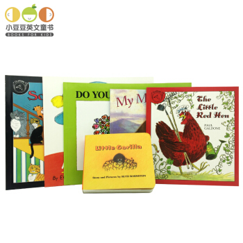 英文原版 汪培珽第一阶段 名家绘本 6册合售(5册平装+1册纸板书) [4-8岁] pdf epub mobi 电子书 下载