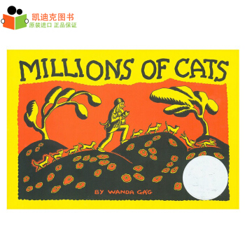 美国进口 纽伯瑞大奖 Millions of Cats 一百万只猫 英文原版绘本 pdf epub mobi 电子书 下载
