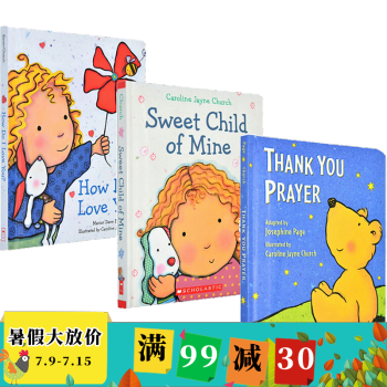 英文原版 Caroline Jayne Church 愛的晚安故事 3冊紙闆書 pdf epub mobi 電子書 下載