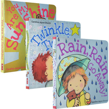 You Are My Sunshine 英文原版绘本 歌谣3册纸板书 rain 爱的晚安系列 pdf epub mobi 电子书 下载