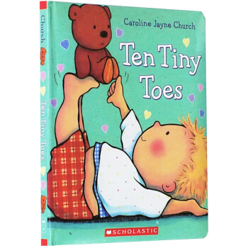 英文原版绘本 Ten Tiny Toes 十个小脚趾 儿童启蒙纸板书 pdf epub mobi 电子书 下载