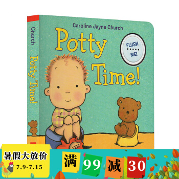 Potty time 纸板发音书 英文原版绘本 Caroline Jayne Church pdf epub mobi 电子书 下载