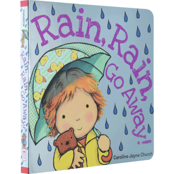 英文原版繪本 Rain Rain Go Away ！ 兒童歌謠啓濛 歌謠紙闆書 pdf epub mobi 電子書 下載