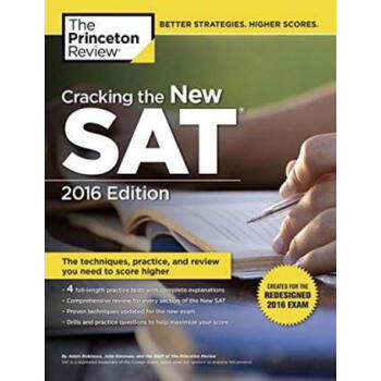 【中商原版】破解新SAT2016版 英文原版 Cracking New SAT 2016 pdf epub mobi 電子書 下載