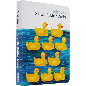 英文原版繪本 10 Little Rubber Ducks 十隻橡皮鴨 艾瑞卡爾 紙闆書 pdf epub mobi 電子書 下載