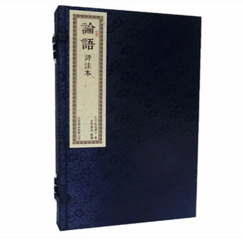 論語評注本 純手工綫裝宣紙繁體字 竪排2冊原文譯文注釋 崇賢書院正版書籍北京聯閤齣版