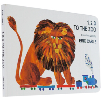 英文原版绘本123 to the Zoo 纸板书 Eric Carle 艾瑞卡尔 吴敏兰