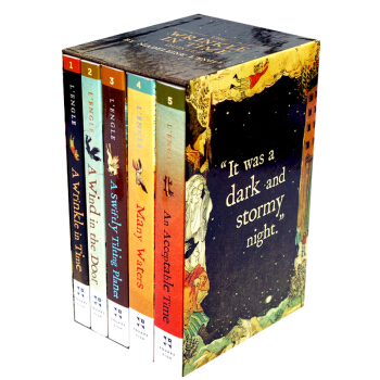英文原版 The Wrinkle in Time Quintet 梅格时空大冒险全 5册 时间的皱纹