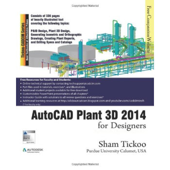 【預訂】AutoCAD Plant 3D 2014 fo pdf epub mobi 電子書 下載
