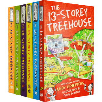 The 13-78 Storey Treehouse 小屁孩树屋历险记 疯狂树屋 英文原版 6册 pdf epub mobi 电子书 下载