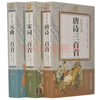 彩图全解唐诗宋词元曲三百首全集正版 原文注释译文赏析鉴赏大全集 唐诗宋词书籍 古诗词中 pdf epub mobi 电子书 下载