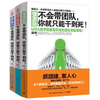 包邮】带队伍+抓执行+懂激励 不会带团队，你就只能干到死！赵伟企业管理领导书籍 套装3册 pdf epub mobi 电子书 下载