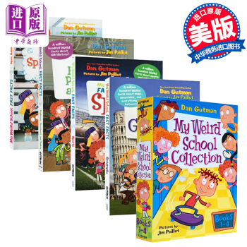 中商原版】疯狂学校第一季经典故事4册盒装+百科故事4册 8册原版My Weird School pdf epub mobi 电子书 下载