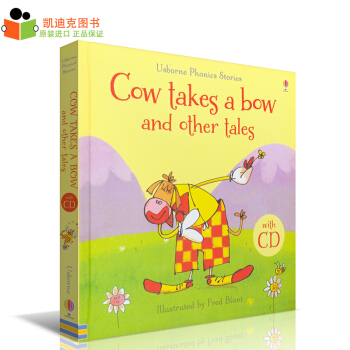 英國進口 自然拼讀故事繪本閤集 Cow Takes a Bow 精裝 附CD pdf epub mobi 電子書 下載
