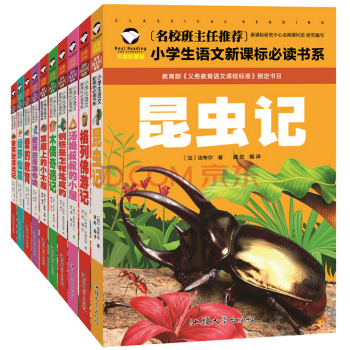 小學語文新課標必閱讀 世界名著10冊彩圖拼音版7-12歲兒童文學課外書 愛的教育昆蟲記 pdf epub mobi 電子書 下載