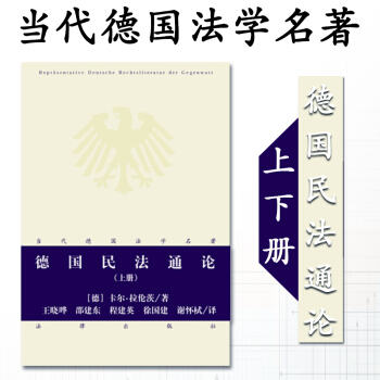 【中法图】正版 德国民法通论（上下册） （德）拉伦茨 法律出版社 法学综合 pdf epub mobi 下载