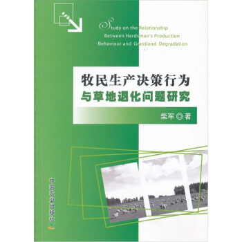 牧民生产决策行为与草地退化问题研究 pdf epub mobi 电子书 下载