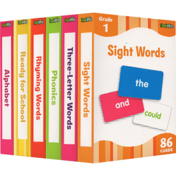 The Complete Book of Sight Words配套字卡閃卡6盒Flash Kids pdf epub mobi 電子書 下載