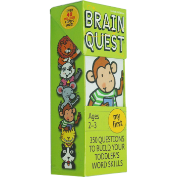 英文原版 Brain Quest My First 智力开发卡片书 2-3岁益智 美国学前全科练习 pdf epub mobi 电子书 下载