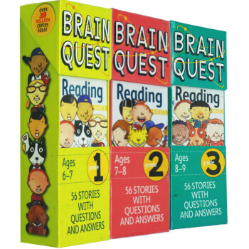 大脑任务 Brain Quest Reading 智力开发卡片书 阅读练习 3盒 pdf epub mobi 电子书 下载