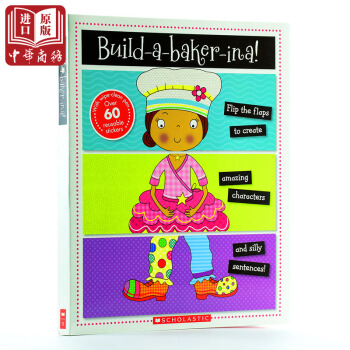 【中商原版】翻翻学习书 英文原版 build a baker-ina! 含带一支笔和60个贴纸 pdf epub mobi 电子书 下载