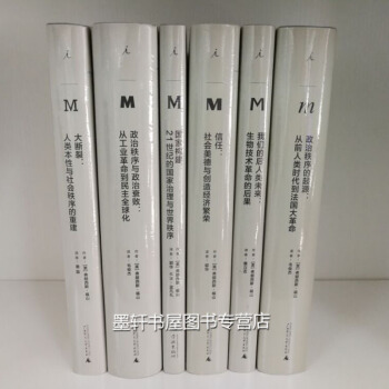 理想国译丛套装共6册：大断裂+政治秩序的起源+信任+国家构建+政治+我们后人类等 弗朗西斯福山作品集 pdf epub mobi 电子书 下载