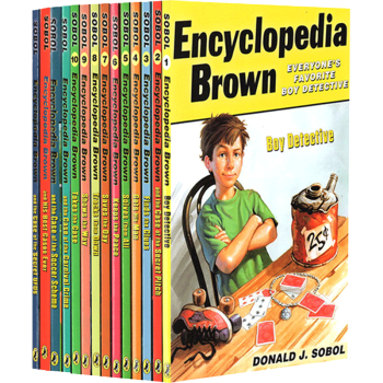 Encyclopedia Brown 百科全書小布朗 14冊閤售 英文原版 兒童小說讀物