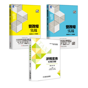 （3冊） 營改增實戰 增值稅從入門到精通：小規模納稅人+一般納稅人+涉稅實務名師詳解 pdf epub mobi 電子書 下載