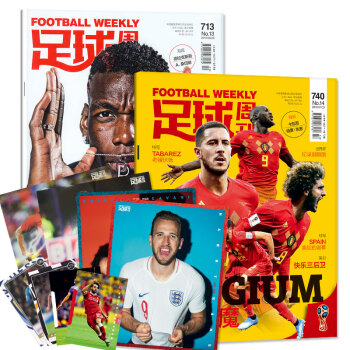 足球周刊杂志2本打包2018年第14期（740期）+2017年第13期（713期）体育过期刊 pdf epub mobi 电子书 下载