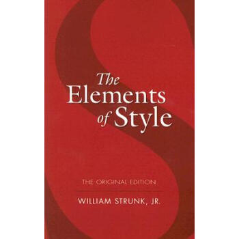風格的要素 英文原版 The Elements of Style 平裝 pdf epub mobi 電子書 下載