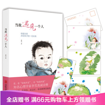 當我遇見一個人 李雪著 尹建莉 張德芬 武誌紅 曾奇峰贊賞 傢庭教育書 育兒百科暢銷書籍