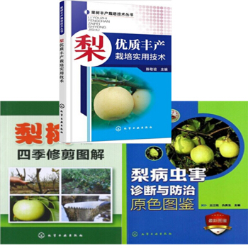 包邮 梨优质丰产栽培实用技术+梨树四季修剪图解+梨病虫害诊断与防治原色图鉴 3本