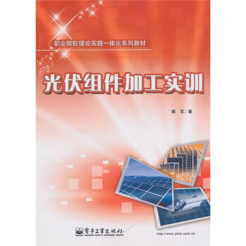 職業院校理論實踐一體化係列教材：光伏組件加工實訓 pdf epub mobi 電子書 下載
