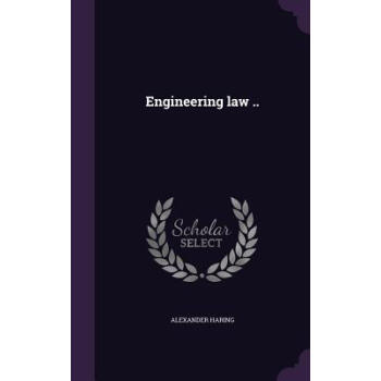 【预订】Engineering Law .. pdf epub mobi 电子书 下载