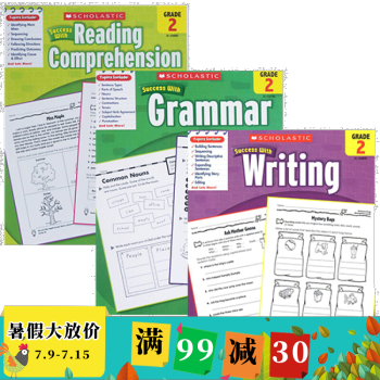 Scholastic Success with 学乐成功系列二年级3册练习套装 英文原版 pdf epub mobi 电子书 下载