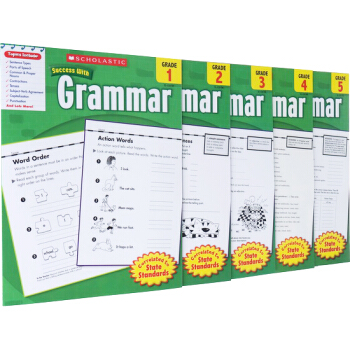 Scholastic Success with Grammar 5册 语法 学乐成功系列 pdf epub mobi 电子书 下载