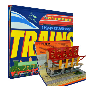 火车轨道立体操作书英文原版Trains A Pop-Up Railroad Book立体书 pdf epub mobi 电子书 下载