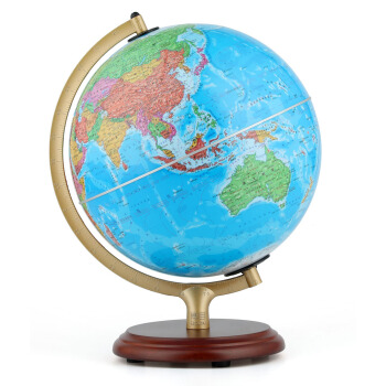 博目地球儀：25厘米政區燈光地球儀·木座閤金架 pdf epub mobi 電子書 下載