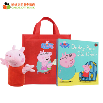 粉紅豬小妹 Peppa Pig 英文原版繪本贈送手偶紅色袋裝10冊平裝3-10歲# pdf epub mobi 電子書 下載