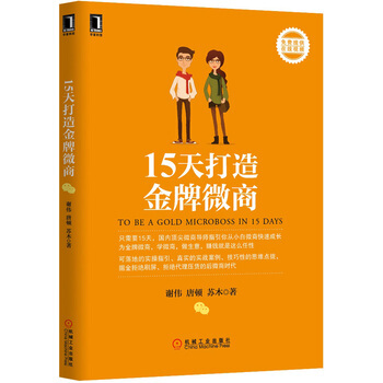 微信營銷書籍 微商書籍 15天打造微商 pdf epub mobi 電子書 下載