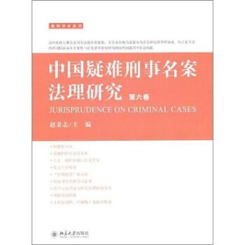 中国疑难刑事名案法理研究（第6卷） pdf epub mobi 电子书 下载