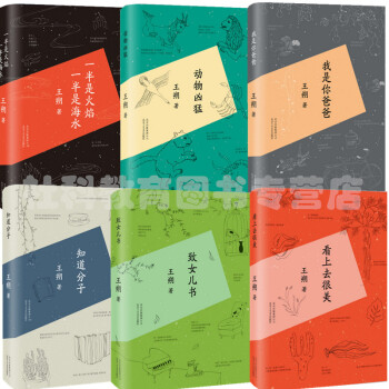 王朔小說係列【6冊】緻女兒書+知道分子+我是你爸爸+動物凶猛+一半是火焰 一半看上去很美