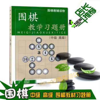 围棋教学习题册(中级、高级) 围棋基础入门指导进阶书 围棋经典布局方法技巧指南 pdf epub mobi 电子书 下载