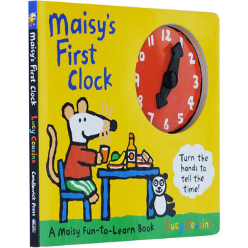 Maisy's First Clock 小鼠波波 纸板时钟书操作书 英文原版绘本 pdf epub mobi 电子书 下载