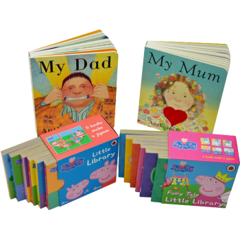 英文原版绘本 My Dad/My Mum/Peppa Pig 粉红猪小妹小猪佩奇 纸板套装 pdf epub mobi 电子书 下载