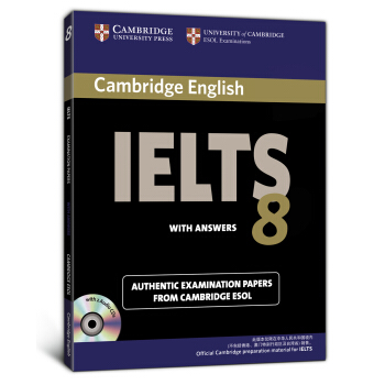 新東方·劍橋雅思考試全真試題集8（附光盤） [Cambridge English IELTS 8] pdf epub mobi 電子書 下載