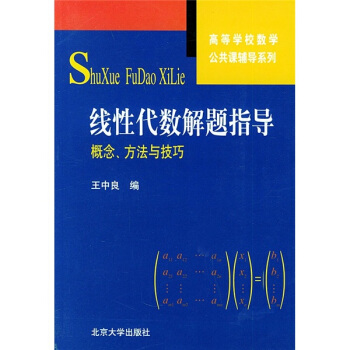 高等学校数学公共课辅导系列·线性代数解题指导:概念、方法与技巧
