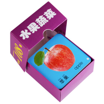 9.9包邮108张水果蔬菜卡片 宝宝认知卡片启蒙大卡撕不烂宝宝启蒙认知早教卡小百科宝宝书籍0-3岁图 pdf epub mobi 电子书 下载